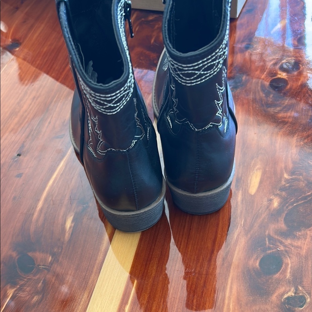 Free People Black Western-Style Women's Boots - Picture 3 of 6